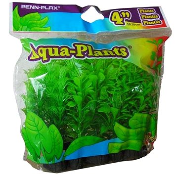 Penn Plax Umělé rostliny zelené sada 10,2 cm sada 6 ks (0030172071447)