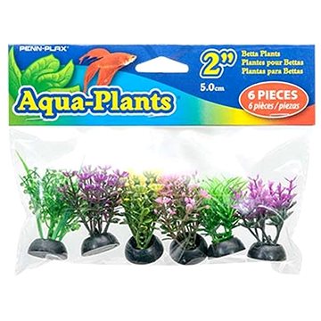 Penn Plax Umělé rostliny zelené Betta 5 cm sada 6 ks (0030172099717)