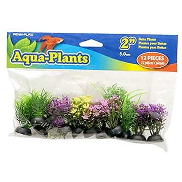 Penn Plax Umělé rostliny barevné Betta 5 cm sada 6 ks (0030172099724)