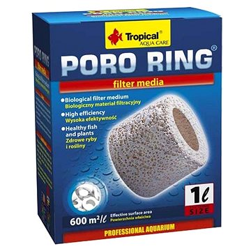 Tropical Poro Ring biologický filtrační materiál 15 × 15 mm (5900469813126)
