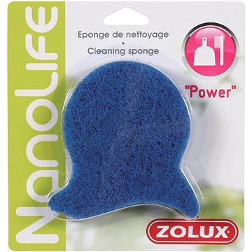 Zolux Houba na čištění akvária modrá "Power" (3336023760254)