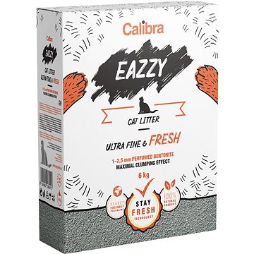 Calibra EAZZY Cat podestýlka Ultra Fine & Fresh 6kg (8594062086413)