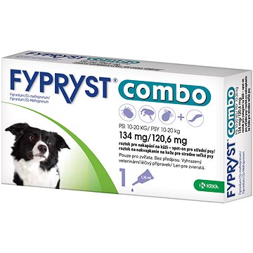 Fypryst Combo spot on pes 10-20 kg 1 × 1,34 ml (3838989680312)