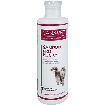 Canavet šampon pro kočky s antiparazitní přísadou 250 ml (8594009479575)