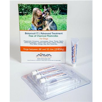 Arava Antiparazitní pipety 10-25 kg, 4 × 6 ml (7290013192219)
