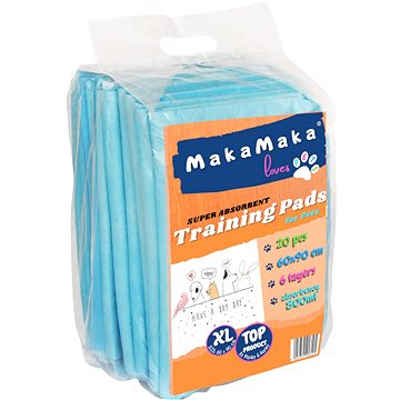 MakaMaka Super Absorbent Training Pads for Pets XL – 60 × 90 cm 20 ks (5903754416125)