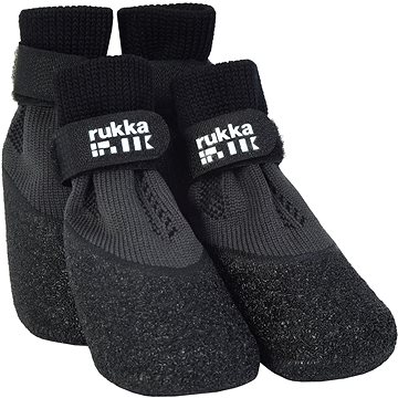Rukka Sock Shoes botičky - 4ks, černé / vel. 1 (6413910967013)