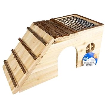 DUVO+ Domeček dřevěný pro drobné hlodavce (CHPdp0045nad)