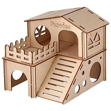 Furries domeček pro křečky Rezidence dřevěný (8592641048289)