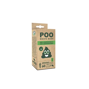 M-Pets POO Dog sáčky na exkrementy kompostovatelné malé 60 ks (6953182733621)