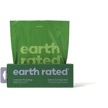 Earth Rated Sáčky na psí exkrementy s vůní levandule 300 ks box (870856000079)