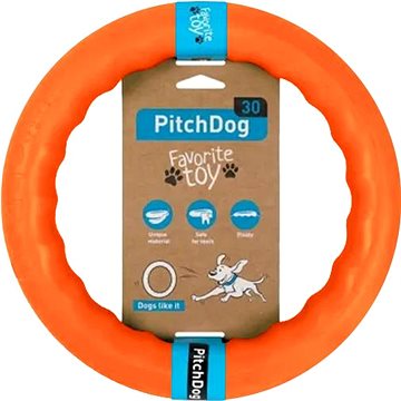 PitchDog tréninkový Kruh pro psy oranžový 20 cm (4823089302416)