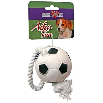 Cobbys Pet Aiko Fun Fotbalový míč na laně 26 cm (8586020720507)