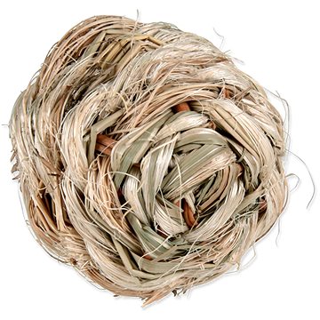Trixie Míček s rolničkou z trávy 6 cm (4047974618219)