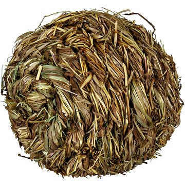 Trixie Míček s rolničkou z trávy 10 cm (4047974618257)