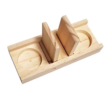 DUVO+ Dřevěné puzzle na pochoutky Edd 18 × 7 × 2,5cm (5414365370428)