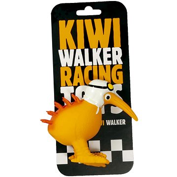 Kiwi Walker Latexová hračka pískací Racer Bílá helma 10,5 cm (8596080000167)