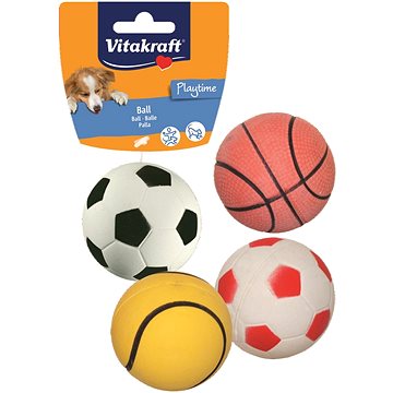 Vitakraft Hračka míček gumový 6cm (4008239396501)