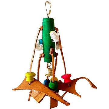 Terra International Dřevěná hračka s velkými kůžemi 27 × 12 cm (8593361000441)