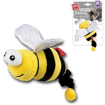 GiGwi Vibrating running žlutá včela se šantou (846295074704)