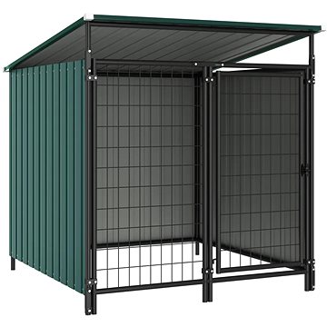 Shumee Psí kotec venkovní zelený 133 × 133 × 116 cm (8718475724827)