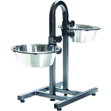 Trixie Psí bar s nastavitelnou výškou 2 × 2,8 l/24 cm (4047974024973)