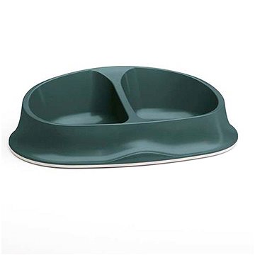 Stefanplast Chic double bowl English green 27 × 17,5 × 7,2 cm (8003507983557)