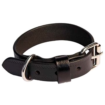 Cobbys Pet Obojek z pravé kůže černý (CHPob0243nad)
