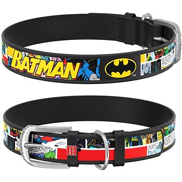 Waudog Obojek kožený DC Batman komiks 44-58 cm/3,5 cm (4823089323459)