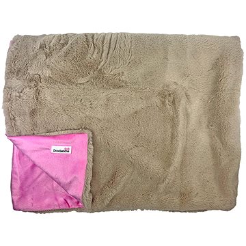 Doodlebone Luxusní měkká deka Pink (0787099196677)