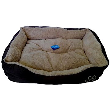 PetProducts Psí pelech hnědo béžový 75 × 58 cm (8594202650931)