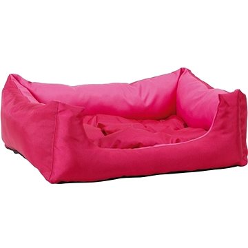 Argi Pelech pro psa obdélníkový s polštářem růžový 55 × 40 × 19 cm (5907563223912)