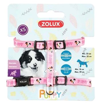 Zolux Postroj pro štěňata růžový 0,8 cm (3336026667376)