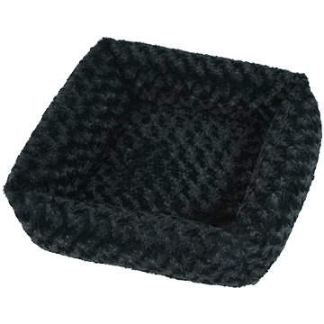 Olala Pets Cube Fuzzy, 53 × 53 cm, černá (8592644170031)