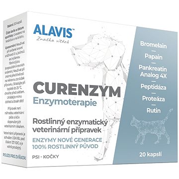 Alavis CURENZYM Enzymoterapie 20 kapslí (8594191410134)