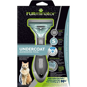 FURminator hrablo na dlouhou srst kočka S (4048422141228)