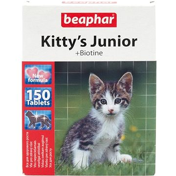 BEAPHAR Pochoutka Kitty´s biotin 150tbl (8711231125081)