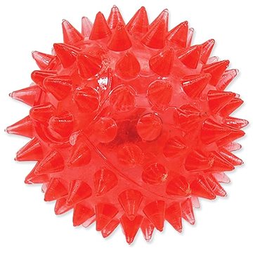 DOG FANTASY hračka míček LED růžová 5 cm (8595091781119)