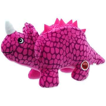 LET´S PLAY hračka dinosaurus fialová 25 cm (8595091791453)
