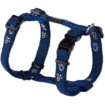ROGZ postroj Fancy Dress navy paw 1,1 × 23-37 cm (649510045202)