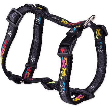ROGZ postroj Fancy Dress multi bone 1,6 × 32-52 cm (649510045257)