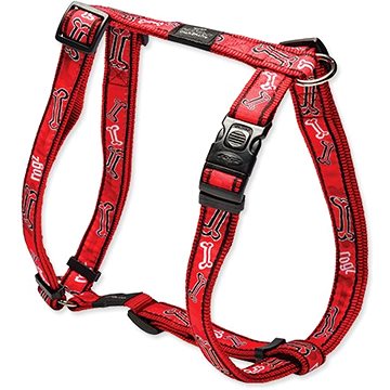 ROGZ postroj H Fancy Dress red bone 2,5 × 60-100 cm (649510027680)