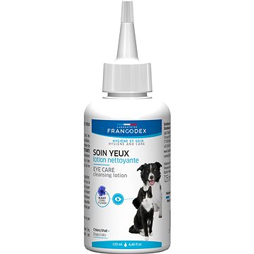 Francodex roztok čistící na oči pes, kočka 125 ml (3283021721827)