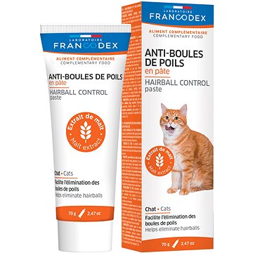 Francodex pasta proti trichobezoárům kočka 70 g (3283021703908)