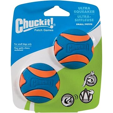 Chuckit! Ultra Squeaker Ball Small – 2 na kartě (029695315374)