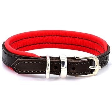 Dogs & Horses Padded Leather Red L (0617215148252)