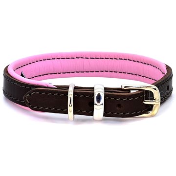 Dogs & Horses Padded Leather Pink ML (0617215148450)