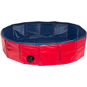 Karlie Skládací bazén pro psy modro/červený 160 × 30 cm (4016598318089)