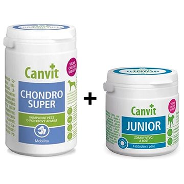 Canvit Chondro Super 230 g + Canvit Junior 100 g zdarma (8595602547128)