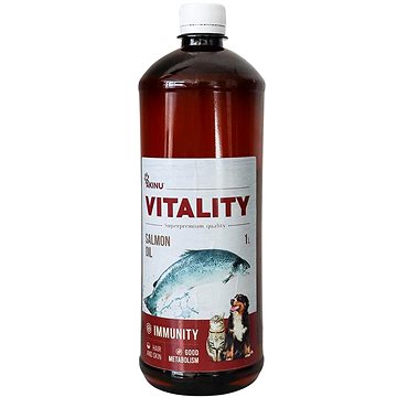 Akinu Vitality lososový olej 1 l (8595184956905)
